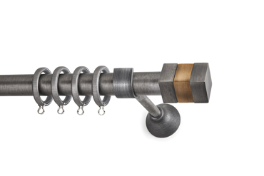 Anartisi Κουρτινόξυλο Βιομηχανικό Φ25 BARA 3 Κασσίτερος/Αντικέ